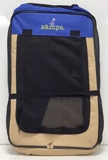 Zampa Pet Playpen Foldable Portable Dog/Cat/Puppy Kennel Small (36x 36x 24) Blue