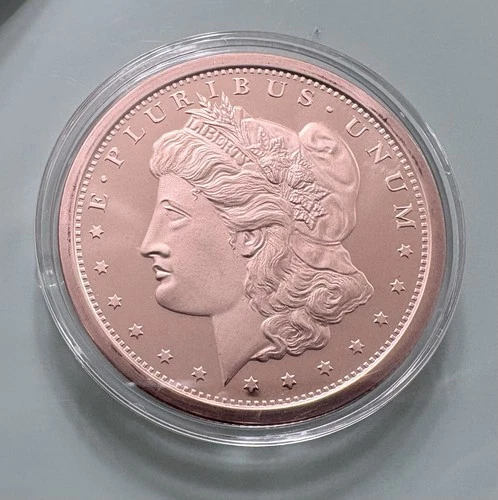 Golden State Mint 5 oz .999 Fine Copper Round Morgan Design