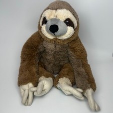 FAO Schwartz Sloth Brown 13 Inch Plush Stuffed Animal Toy Soft