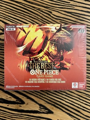 One Piece The Best Vol 2 English Premium Booster Box SEALED (PRB