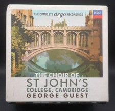 CHOIR OF ST JOHN'S COLLEGE, CAMBRIDGE Complete Argo  42CD classical Boxset