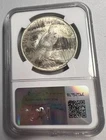 Death star 1922 Peace Dollar NGC MS62 Roll Tape Toned Reverse
