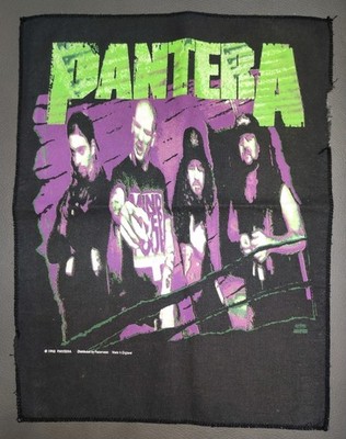 PANTERA Band Patch Großer Rücken Aufnäher Original 1993 Vintage Rarität 