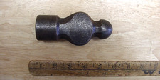 Vntg Signed But Unreadable 1lb. 14.7oz 4-3/4" Ball Peen Hammer Head,VGC,L K 