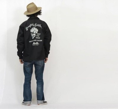 LANGLITZ LEATHERS Nylon Jacket Black Windbreaker Biker Water