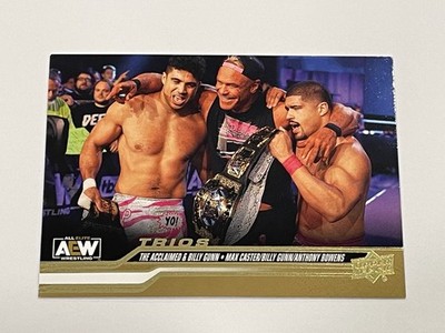 2024 Upper Deck AEW Wrestling Gold - Max Caster / Anthony Bowens / Billy Gunn