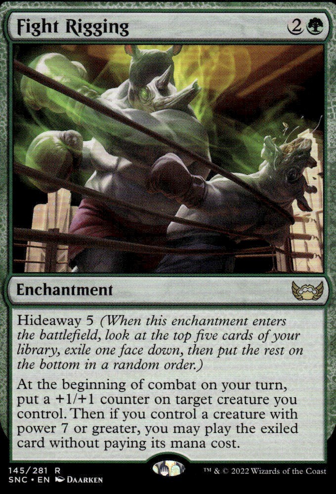 MTG Prerelease Cards #145 Fight Rigging - Lightly played