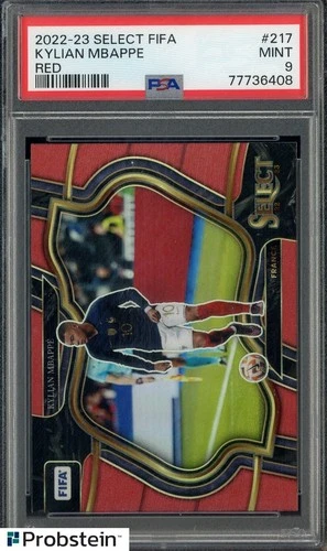 Kylian Mbapp 2022 Panini Prizm Kylian Mbapp #217 Red