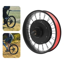20" 48V Electric Bicycle Front Wheel Hub Motor Ebike Conversion Kit Fat Tire 1kW