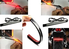FARO POSTERIORE FLESSIBILE MOTO STOP LED SMD STRISCIA FANALE FRECCE INTEGRATE