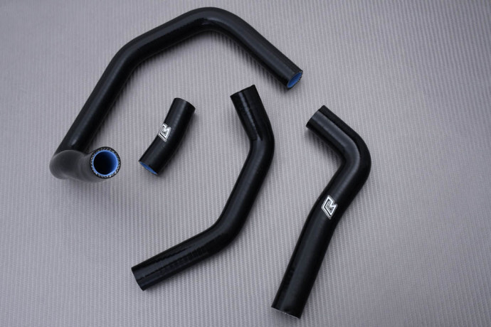 Wasser Kühlerschlauch-set Schwarz für KAWASAKI ZX10R ZX-10R ZXT00D