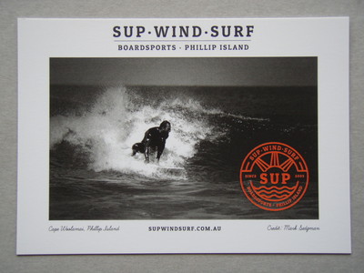 Sup Wind Surf Boardsports Phillip Island Supwindsurf Ephemera Postcard