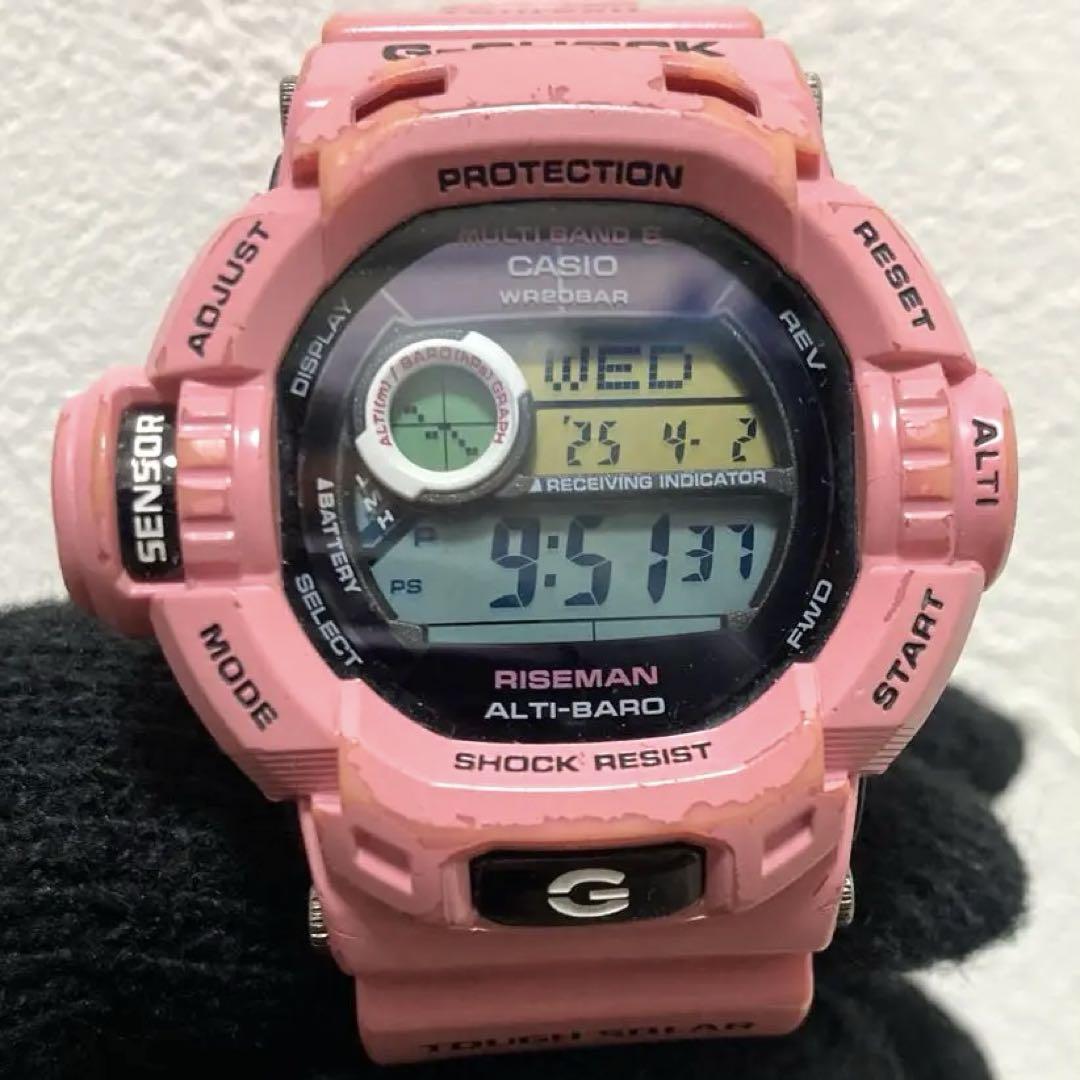 値下げ　CASIO G-SHOCK GW-9200KJ ライズマン　ピンク　レア RISEMAN GW-9200KJピンク CASIO G-SHOCK レア｜Yahoo!フリマ（旧