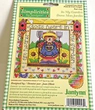 Janlynn Simplicities Counted Cross Stitch Kit  ~ Nearer God's Heart in my Garden