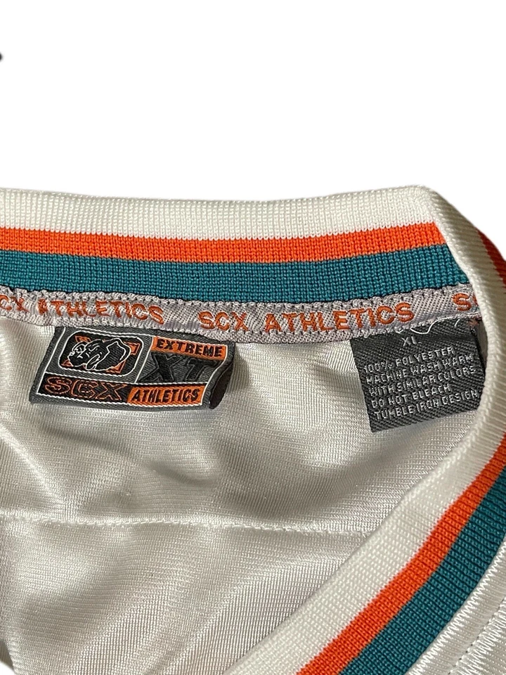 Miami Dolphins Colors Mesh Football JERSEY # 34 Size XL SCX Extreme Athletics - Image 4 of 4