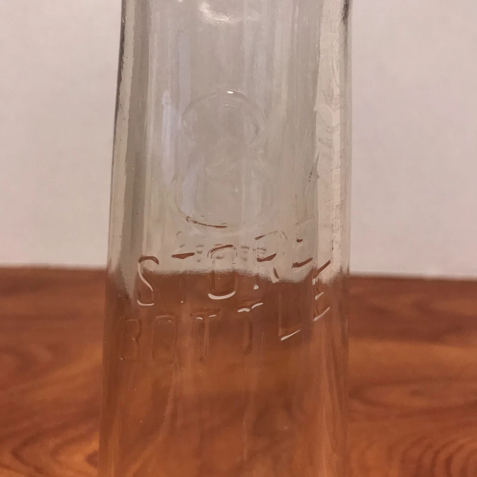 Vintage Milk Bottle Half Pint 3 Cent Store Bottle - Image 2 of 4