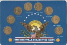1992 SHELL Presidential Collector Coins ~ ( 8 ) Coins 