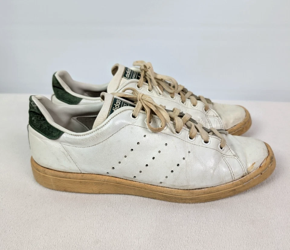 ADIDAS 1970s Robert Haillet Pre-Stan Smith France Vtg Tennis Shoe Sneaker Sz 8.5 - Image 2 of 4