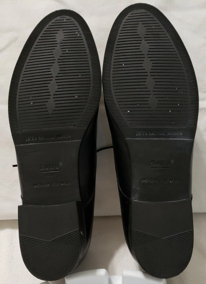 Munro Womens Shoes Leather & Suede Oxford Lace up Black 8.5 N. See desc flaw - Image 3 of 4