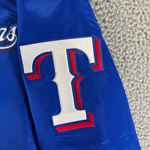 Texas Rangers Pro Standard Official Licensed MLB Blue Bomber Jacket Men's 2XL - Picture 7 of 15