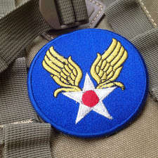 USA WW2 WWII U.S. ARMY AIR FORCE USA AF EMBROIDERED Hook & Loop PATCH BADGE