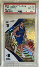 2018/19 NBA PANINI REVOLUTION ASTRO Luka Doncic RC. #128 GEM MT - PSA10 MVP?!?!