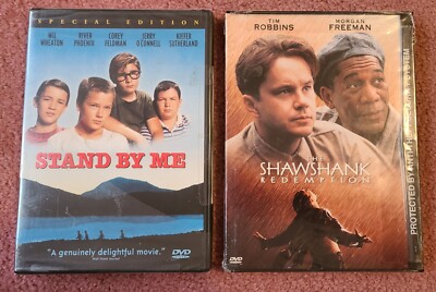 STEPHEN KING STAND BY ME THE SHAWSHANK REDEMPTION DVD LOT NEW SEALED