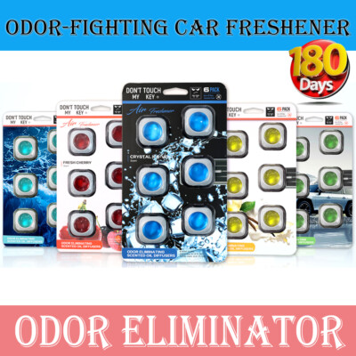 #ad 6x Car Vent Clip Air Freshener Aromatherapy Scent Diffuser Truck Odor Eliminator $7.96