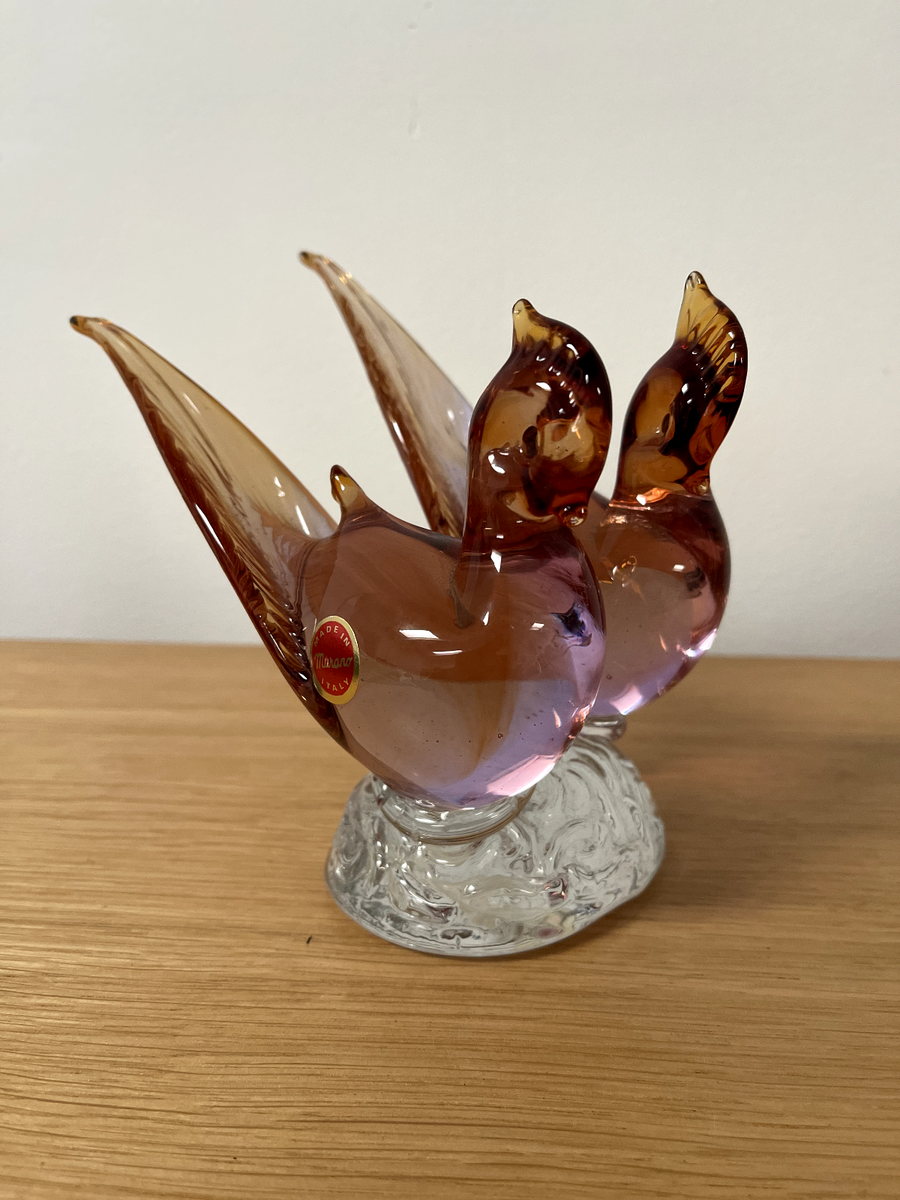 Murano Art Glass Birds Italy Vintage | eBay