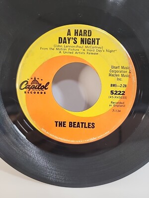 The Beatles A Hard Day's Night / I Should Have Known Better 7  Vinyl 45rpm