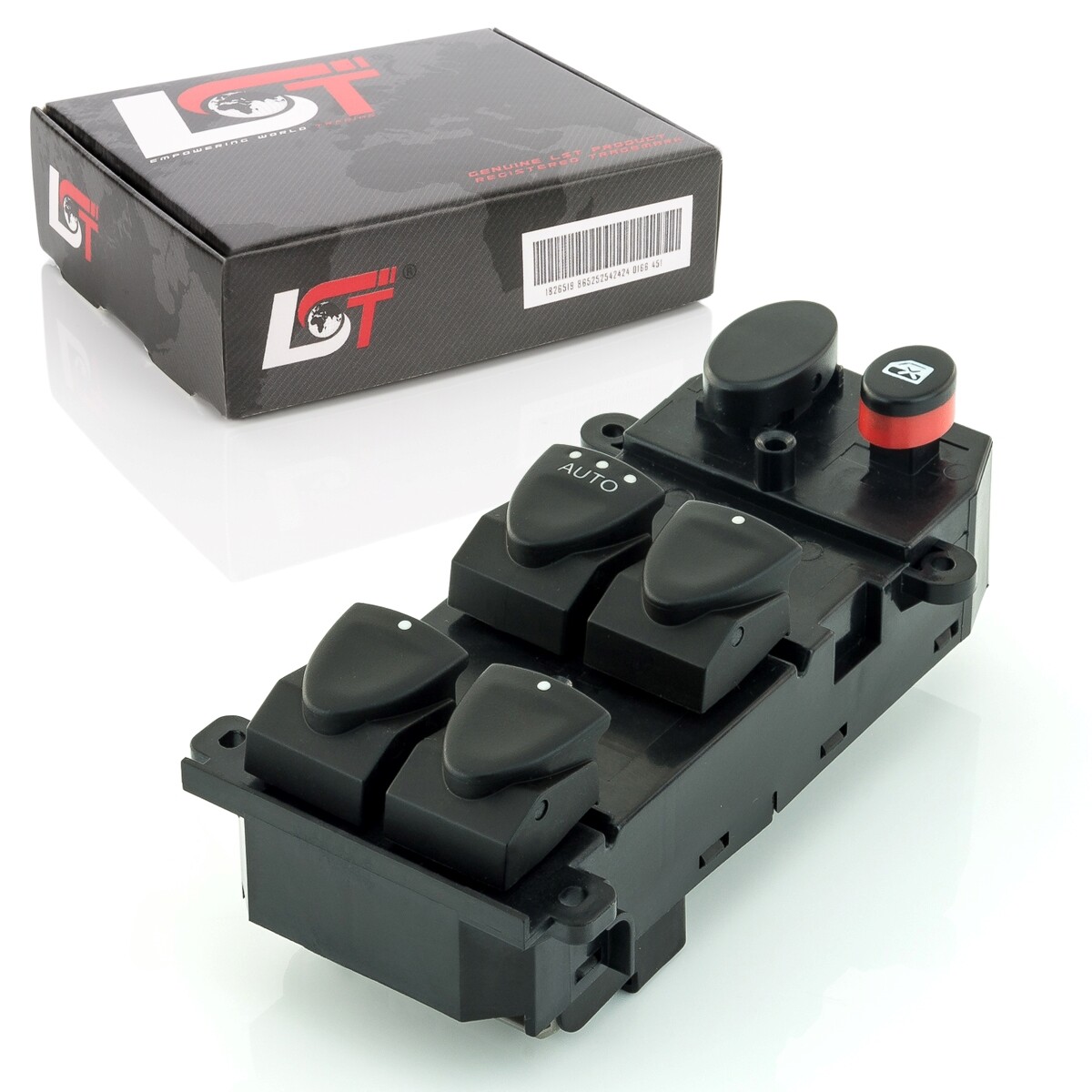 Electric Window Regulator Switch (5-Fold) Front Left For Honda Civic VIII New