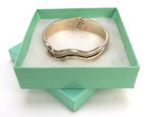 Spring Hing Bangle Bracelet, Wave Stack, Silver Tone, Fashion Jewelry, JWL-246