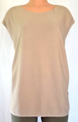 AKRIS BERGORF GOODMAN COTTON CAP SLEEVES BLOUSE TOP SIZE 14/16 MADE IN ITALY - Picture 8 of 26