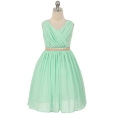 MINT Size 4 Flower Girl Dress Birthday Wedding Bridesmaid Recital Party Formal