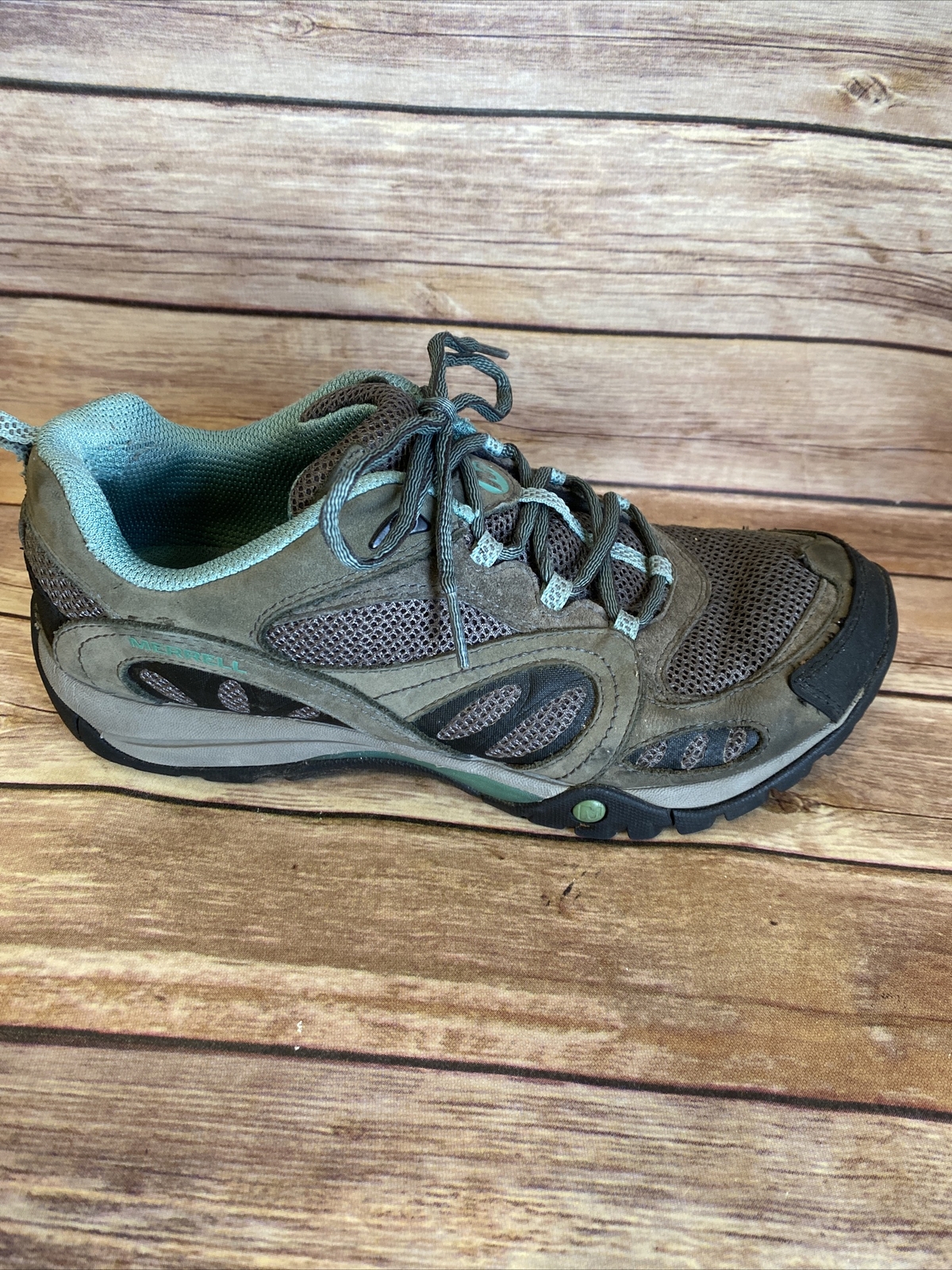 Stivali da trekking Merrell donna taglia 9 euro 40 marroni scarpe comode Castle Rock caviglia