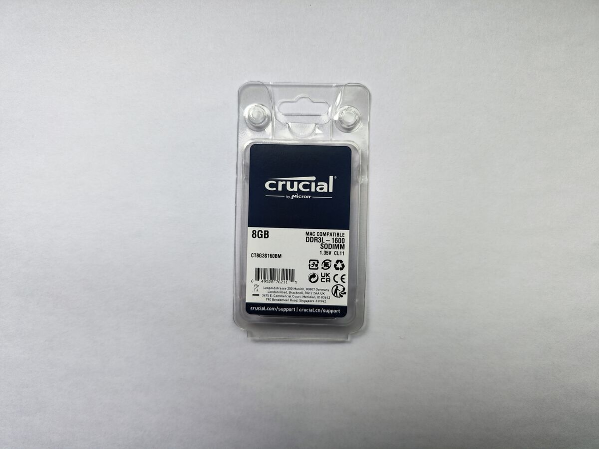 Crucial DDR3 1600 MHz SO-DIMM Memory Module CT8G3S160BM for Crucial DDR3 1600 MHz SO-DIMM Memory Module CT8G3S160BM for