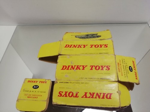 DINKY TOYS NO 80C CHAR AMX 13 TONNES TANK MADE IN FRANCE - Picture 8 of 12