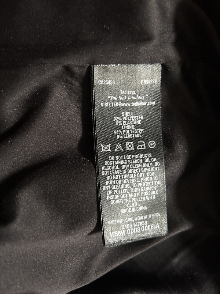 Ted Baker Odeela Floral Midi Dress Size 1 /UK 8 Bodycon Dress eBay