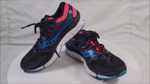 Saucony Womens Propel Vista Black & Pink Running Shoes Size 6.5 - Video 1 of 1