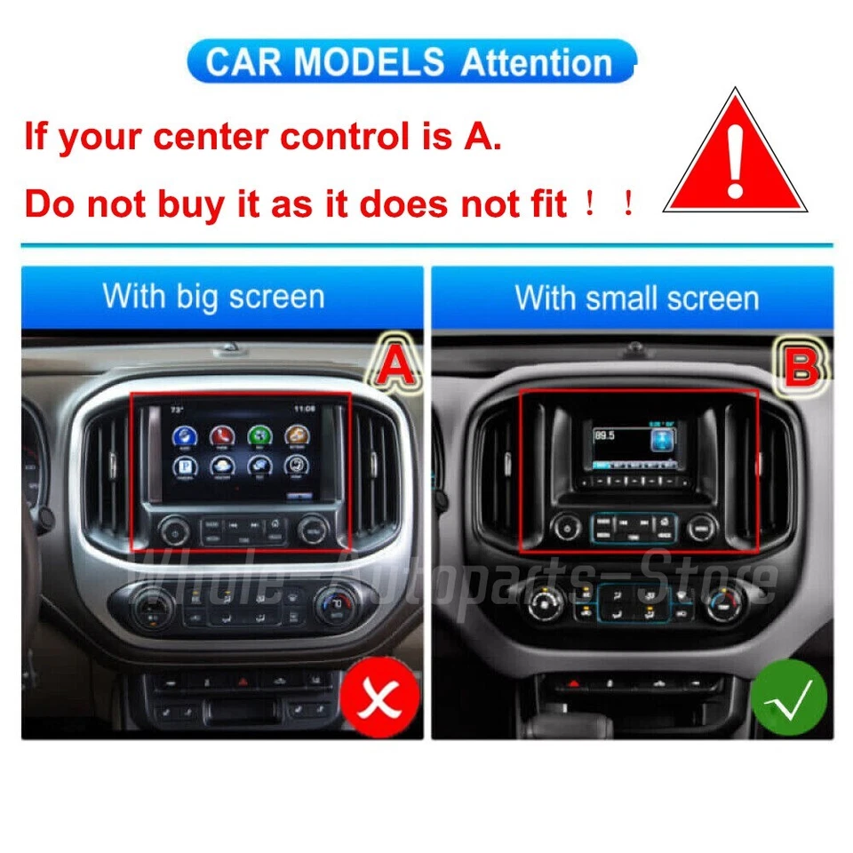 Carplay For GMC Canyon 2015-20 Chevrolet Colorado 2015-18 Android Radio GPS WIFI - Image 3 of 4