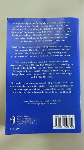 The Best of Jazz (SIGNED) - Humphrey Lyttelton - 1998 (Paperback) 1st Edition - Picture 2 of 4