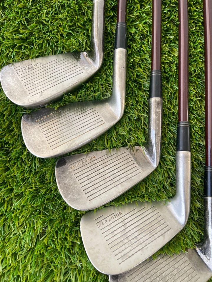 BenHogan SINCE 1953 Iron Set 9pcs 3-9, P, A, S RH R Graphite Used - Image 3 of 4