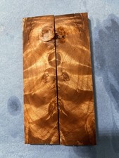 Maple Burl Knife scales/Pistol Grips Book matched
