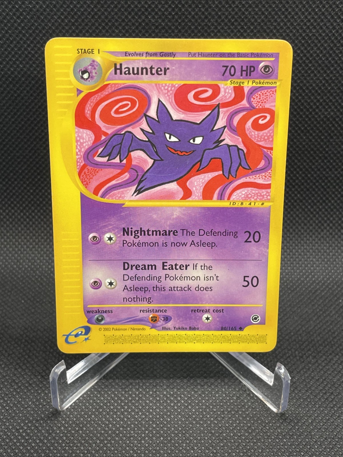 Pokemon TCG Haunter 080/165 Expedition Base Set Regular-NM