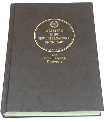 Webster's Third New International Dictionary Vol 1-3 (Hardcover 1981) Unabridged
