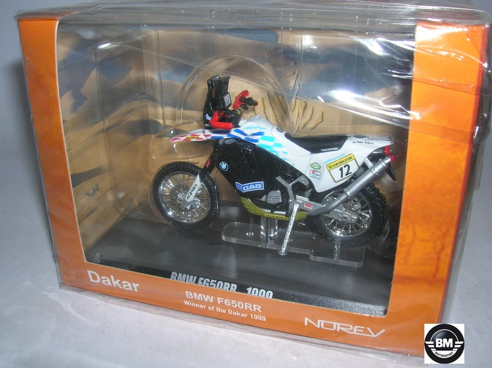 Norev BMW F650RR R. Sainct Winner of the Dakar 1999 #12, 1:24 Artikel 242011 - Bild 3 von 4