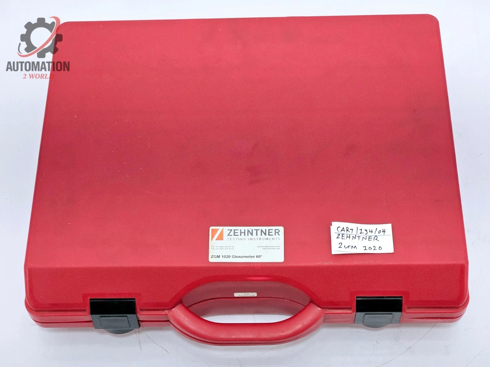 ZEHNTNER TESTING INSTRUMENTS ZGM 1020 GLOSSMETER UNIT 60°