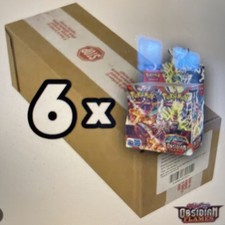 Pokemon Scarlet & Violet Obsidian Flames Booster Box Sealed Case x1 (6 Boxes)