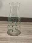 Vintage Pyrex Turquoise/Aqua 48 Ounce Juice Carafe Diamond & Starburst Pattern