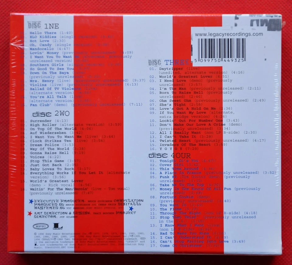 Cheap Trick – Sex, America, Cheap Trick - BOX SET - 4x CD - UK/EU - 1996  SEALED - Bild 3 von 4